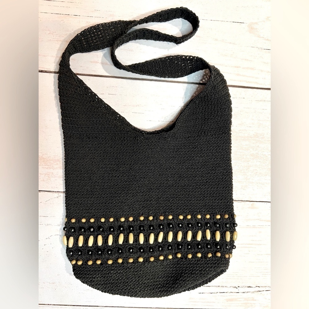 beaded shoulder bag